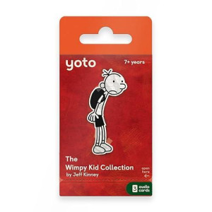 Yoto Diary Of A Wimpy Kid Collection By Jeff Kinney - 3 Kids Audiobook Cards For Use Player Mini Bluetooth Speaker, Fun Educational Daytime & Bedtime Stories For Children Ages 7+