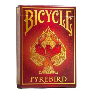 Bicycle Fyrebird Red Playing Cards - Premium Quality Deck