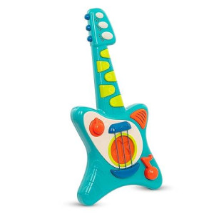 Battat- Toy Guitar For Toddlers, Kids, Children - Play Guitar With Songbook - Acoustic, Electric, And Song Modes- Lil' Rocker'S Guitar - 2 Years +