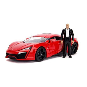 Fast & Furious 1:18 Lykan Hypersport Die-Cast Car & 3" Dom Figure, Toys For Kids And Adults