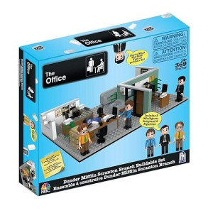 The Office Dunder Mifflin Scranton Branch Construction Set (369 Pieces) With Updated Characters