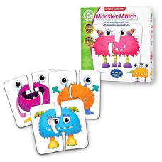 The Learning Journey: My First Match It - Monster Match - Puzzle Games For Toddlers - 15 Self-Correcting Matching Picture Game - Award Winning Toys