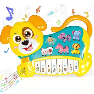 STEAM Life Light Up Baby Piano Toys for Toddlers 18 Months