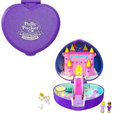 Polly Pocket Starlight Castle Compact with Dolls & Figures