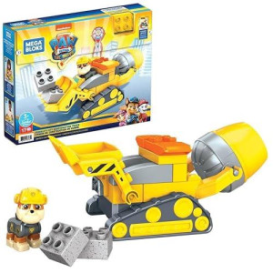 Mega Bloks PAW Patrol Building Blocks Toy Car - Rubble's Truck