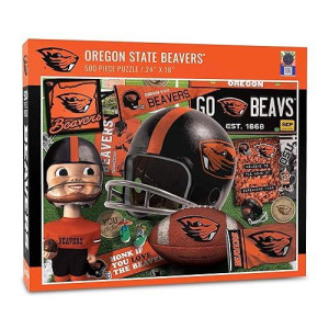 YouTheFan Oregon State Retro Puzzle - 500 Pieces, Team Colors