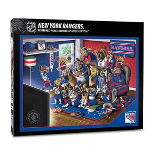 Youthefan Purebred Fans New York Rangers Youthefan Nhl Upc Purebred Fans A Real Nailbiter 500 Piece Puzzle, Team Colors, Piece Us