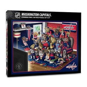 Youthefan Nhl Washington Capitals Purebred Fans 500Pc Puzzle - A Real Nailbiter