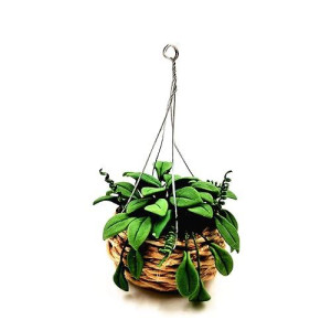 Taponukea Miniature Dollhouse Plants Dollhouse Furniture And Accessories Hanging Plant Pot Model 1 12 Scale