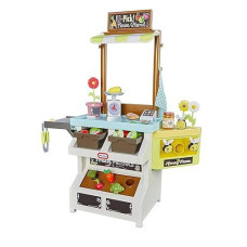 Little Tikes® 3-In-1 Garden To Table Market Pretend Garden Food Growing And Cooking Toy Role Play Kitchen Playset For Multiple Kids And Toddlers