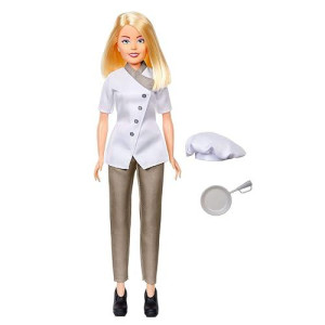 MGA Dream Ella Aria Baker Doll with Chef Accessories, 11.5"