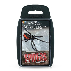 Top Trumps Spiders Classics Card Game, Discover Facts About The Goliath Bird Eater, Black Widow And Wheel Spider In This Educational Pack, 2 Plus Players Makes A Great Gift For Ages 6 Plus