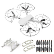 Mini 2 360° Propeller Guard+16Pcs Propellers Blades Props+Propellers Holder+Landing Gear Leg Extensions For Dji Mini 2/Mini 2 Se/Mini 4K/Mini Se Accessories