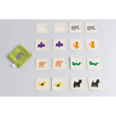 Zeki Learning Land Animals Memory Game for Kids