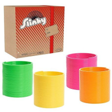 Slinky Brand Original Walking Spring Toy - Multi-color 4 Pack