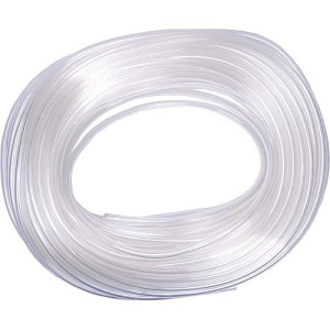 100 Ft Of 1/8 In Id Vinyl Tubing, Clear And Flexible, Multipurpose Nontoxic Hose