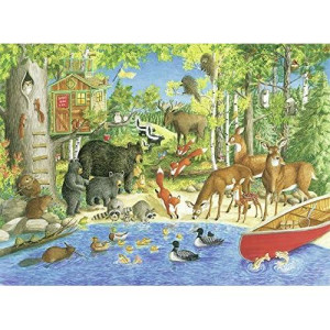 Ravensburger Woodland Friends 300-Piece Jigsaw Puzzle | Great Outdoors Series | Unique Puzzle Pieces | Anti-Glare Surface | Ideal Gift For Ages 9 & Up