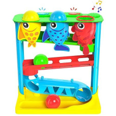 Move2Play, Feed The Fish | Interactive Baby & Toddler Toy | 1, 2+ Year Old Christmas Gift & Birthday Present | Boys & Girls Baby Ages 6, 7, 8, 9, 10, 12, 18, 24+ Months Old