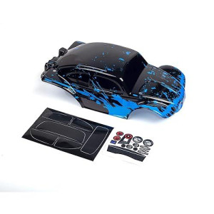 Summitlink Custom Body Muddy Blue Over Black Compatible For 1/10 Scale Rc Car Or Truck (Truck Not Included) Stb-Bb-01