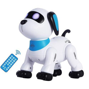 yiman Blue Remote Control Robot Dog Toy for Kids 5+