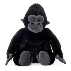 The Petting Zoo Gorilla Stuffed Animal, Gifts For Kids, Wild Onez Zoo Animals, Gorilla Plush Toy 12 Inches