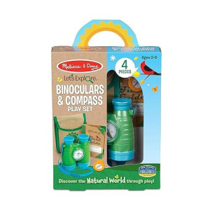 Melissa & Doug Binoculars & Compass Toy Set for Kids