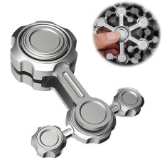 Cool Gear Fidget Spinner Metal Toy Gift For Kids Adults, Luminous Hand Finger Spinner Fingertip Spinning Top, Free Style Fidgeting Spinner Desk Toy Christmas Birthday Gift Fob Boys Girls