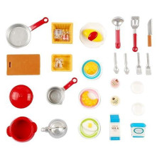 Nwfashion 31Pcs Miniature Cooking Ornament Dollhouse Scenery Accessories Kits