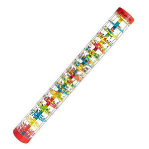 Musicube 16 Inch Baby Rainmaker Toy Rain Stick Musical Instrument For Baby Infant Toddler Raindrop Sound Shakers & Rattle Sensory Musical Toys For Boys Girls