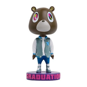 The Graduation Bear Bobblehead - College Dropout Bear Statue For The Hip Hop Head In Your Life!