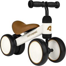 Retrospec Cricket Baby Walker 4-Wheel Balance Bike For Ages 12-24 Months Toddlers First Birthday Gift - Toddler Bicycle Toy For 1 Year Old’S - Ride On Toys For Boys & Girls