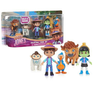 Netflix Ridley Jones Collectible Figure Set, 5-Pack Of Ridley Jones And Friends Figurines, Kids Toys For Ages 3 Up By Just Play