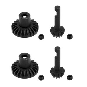 Vgoohobby Steel Front & Rear Axle Gear Drive Shaft Gears Compatible With Wpl 1/16 B16 B24 B36 C14 C24 Mn Model D90 D91 D99 Mn99S Jjrc Q65 Rc Car