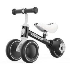 allobebe Baby Balance Bike for Toddlers, 3-Wheel, Black