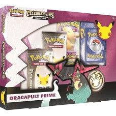 Pokémon | Celebrations Collection Dragapult Prime | Card Game | Ages 6+ | 2 Players | 10+ Minutes Playing Time