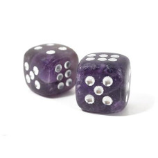 Natural Hand Carved Gemstone Dices, 15Mm/0.59In, 6 Sided, Kambaba Jasper