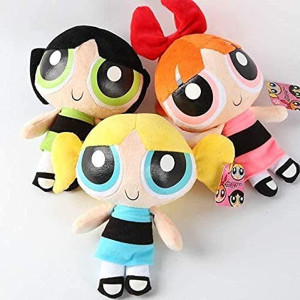 Ykecfpry Plush 3 Pcs 20 Cm Plush Doll Bubbles Flower Stuffed Toys Multi Colored