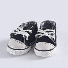 Xidondon Bjd Doll Shoes Casual Shoes For Ob11,Gsc,Molly,Holala,1/12Bjd Shoes Doll Toy Accessories (Black)