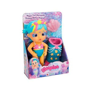 Imc Toys Bloopies Mermaids Magic Tail - Lovely | | Water Toy With Removable Teal And Pink Mermaid Tail, For Girls And Kids 18M And Up