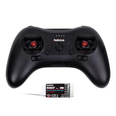 Radiolink T8S 8 Channels 2.4Ghz Rc Transmitter And Receiver R8Ef Rx, Remote And Controller Built-In Rechargeable Battery For Quad/Airplane/Car/Boat And More (Mode 2 Left Hand)