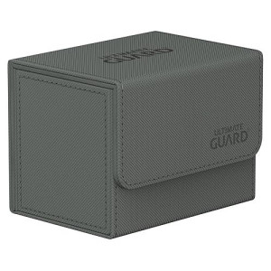 Ultimate Guard Sidewinder 80+ Deck Box - Grey, Magnetic Closure