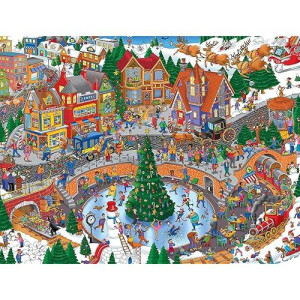 Springbok- Holiday Havoc - 400 Piece Jigsaw Puzzle Features A Fun Holiday Scene That Includes Everything We Love About The Holidays