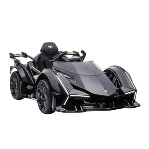 Aosom Lamborghini V12 Ride-on Car for Kids, Black