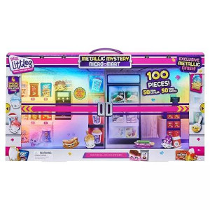 Shopkins Metallic Mystery Micro Mart, 100 Pieces (50 And 50 Mini Packs) Including 4 Special Edition