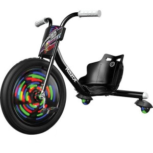 Razor RipRider 360 Trike with Motion Lights - Black