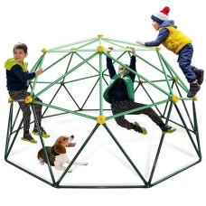 Smkidsport 10 Ft Metal Climbing Dome For Kids 3-12, Anti-Rust And Uv-Resistant Dome Climber With 1000Lbs Load Capacity, Suitable For Outdoor Garden