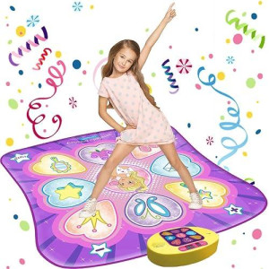 SUNLIN Dance Mat for Kids - LED, 9 Music, 7 Modes,