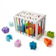 LiKee Sensory Shape Sorter Balls for Infants & Toddlers 18