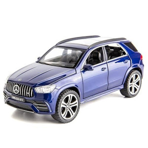 Wakakac Diecast Car Model Benz Amg Gle 63S 1/32 Pull Back Zinc Alloy Toy Vehicle Collection Decoration Gift Toy Car(Blue)