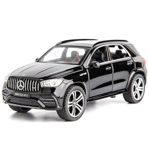 Wakakac 1/32 Scale Benz Amg Gle 63S Suv Toy Car, Alloy Diecast Collectible Pull Back Car Model With Light And Sound Toy Vehicles For Adults Boys Girls Gift Toy(Black)